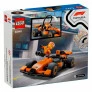 Bloco de Montar – Lego City – Piloto de F1 com carro McLaren - 86 peças - LEGO