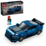 Bloco de Montar –Speed Champions – Carro Esportivo Ford Mustang Dark Horse - 344  peças - LEGO