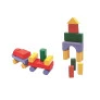 Blocos de Madeira - Multi Blocks Coloridos - 50 Pcs - Xalingo 