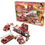 Blocos de Montar - Corpo de Bombeiros - 713 Peças - Xalingo