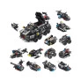 Blocos de Montar 12-1 Polícia - Cubic - 572 pçs - Multikids