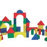 Blocos de Montar - Madeira - Blokitos - 60 peças - Pais e Filhos