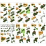 Blocos de Montar - Aliança Justiça e Paz - Caminhão - 98 Peças - Xalingo 