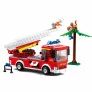 Blocos de Montar - Bombeiro - Caminhão de Bombeiro com Escada - 269 pcs - Multikids