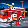 Blocos de Montar - Bombeiro - Caminhão de Bombeiro com Hidrante - 343 pcs - Multikids