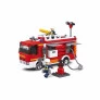 Blocos de Montar - Bombeiro - Caminhão de Bombeiro com Hidrante - 343 pcs - Multikids