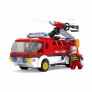 Blocos de Montar - Bombeiros - Resgate Terrestre - 192 peças - Xalingo