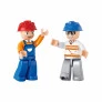 Blocos de Montar - Construção - Trator Empilhadeira - 212 pcs - Multikids