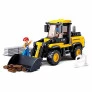 Blocos de Montar - Construção - Trator Empilhadeira - 212 pcs - Multikids