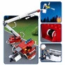 Blocos de Montar - Cubic - Bombeiro - Caminhão e Helicóptero - 394 pcs - Multikids
