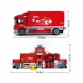 Blocos de Montar - Fórmula 1 - Caminhão e Pit Stop - 557 pcs - Multikids
