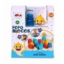 Blocos de Montar - Fofo Blocos - Baby Shark - 15 Peças - Elka