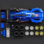 Blocos de Montar - Hot Wheels - Cadillac GTP - Mattel Brick