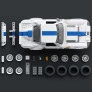 Blocos de Montar - Hot Wheels - Corvette Grand Sport 63 - Mattel Brick