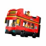 Blocos de Montar - Ônibus Turístico de Dois Andares - 384 peças - LEGO City