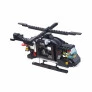 Blocos de Montar - Polícia - Helicóptero de Combate - 219 pcs - Multikids