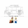 Blocos de Montar - Retrô - MiniVan de Acampamento - 227 pcs - Xalingo