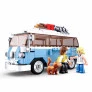 Blocos de Montar - Retrô - MiniVan de Acampamento - 227 pcs - Xalingo