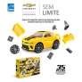 Blocos de Montar - Sem Limite - Camaro Amarelo - 35 peças - Roma
