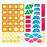 Blocos de Montar Magnéticos - DM Blocks - 67 peças - DM Toys