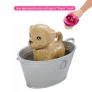Boneca Articulada - Barbie - Brincar e Lavar - Banho de Pets - Mattel