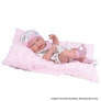 Boneca Bebê com Macacão e Babador - Reborn Anny Doll Baby - Cotiplás