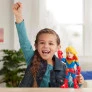 Boneca 25 cm - Mega Mighties - Marvel Super Hero - Capitã - Hasbro