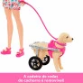 Boneca - Barbie Family - Cachorro Cadeira de Rodas - Mattel