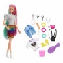 Boneca Articulada - Barbie - Cabelo Muda de Cor - Arco-Íris Leopardo - Mattel