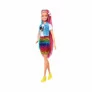 Boneca Articulada - Barbie - Cabelo Muda de Cor - Arco-Íris Leopardo - Mattel
