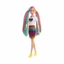 Boneca Articulada - Barbie - Cabelo Muda de Cor - Arco-Íris Leopardo - Mattel