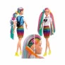 Boneca Articulada - Barbie - Cabelo Muda de Cor - Arco-Íris Leopardo - Mattel