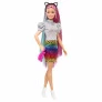 Boneca Articulada - Barbie - Cabelo Muda de Cor - Arco-Íris Leopardo - Mattel