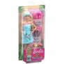 Boneca Articulada - Barbie - Dia de Spa - Bem Estar com Pet - Loira - Mattel