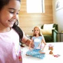 Boneca Articulada - Barbie - Dia de Spa - Medita Comigo - Luzes e Sons - Loira - Mattel