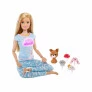 Boneca Articulada - Barbie - Dia de Spa - Medita Comigo - Luzes e Sons - Loira - Mattel