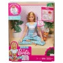 Boneca Articulada - Barbie - Dia de Spa - Medita Comigo - Luzes e Sons - Loira - Mattel