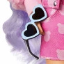 Boneca Articulada - Barbie Extra - Bulldog - Cabelo Lilás - Mattel