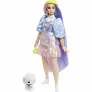 Boneca Articulada - Barbie Extra - Cachorrinho - Gorro Verde - Mattel