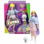 Boneca Articulada - Barbie Extra - Cachorrinho - Gorro Verde - Mattel