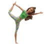 Boneca Articulada - Barbie Made To Move - Aula de Yoga - Morena - Mattel