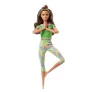 Boneca Articulada - Barbie Made To Move - Aula de Yoga - Morena - Mattel