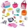 Boneca Articulada - Barbie Pets - Loja de Pet Shop - 25 peças - Mattel