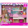 Boneca Articulada - Barbie Pets - Loja de Pet Shop - 25 peças - Mattel