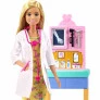 Boneca Articulada - Barbie Profissões - Médica Pediatra - Loira - Mattel
