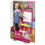 Boneca Articulada - Barbie Profissões - Professora de Artes - Loira - Mattel