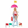 Boneca Articulada - Barbie Profissões - Salva-vidas - Loira - Mattel