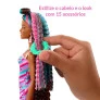 Boneca Articulada e Acessórios - Barbie Totally Hair - Borboleta - Mattel