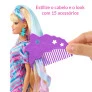 Boneca Articulada e Acessórios - Barbie Totally Hair - Estrela - Mattel