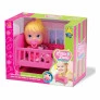 Boneca Bebê - Little Dolls - Bercinho - Loira - Divertoys